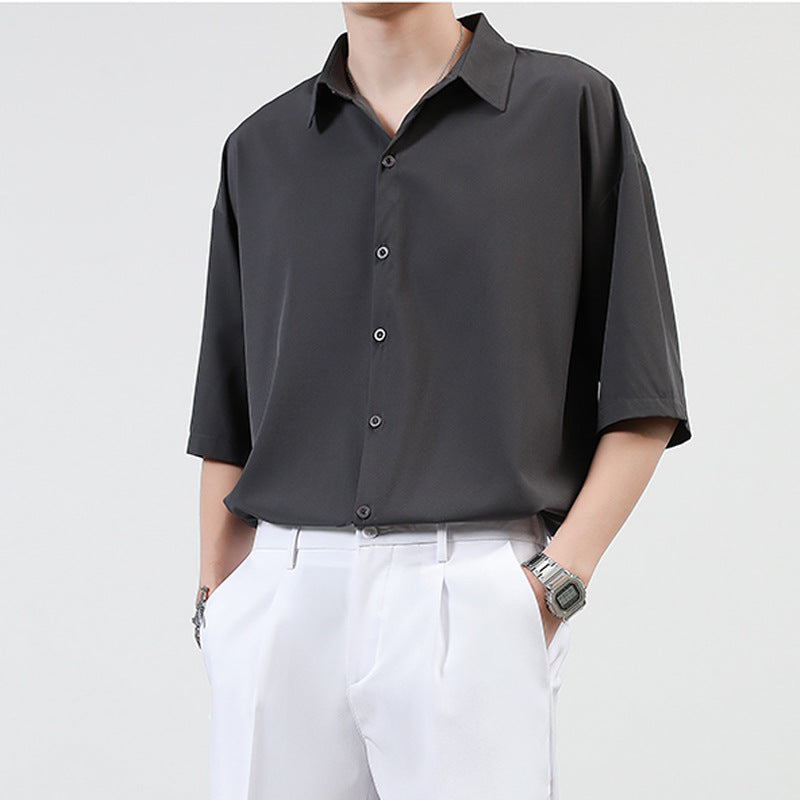 Casual Men's Short-sleeved Shirt