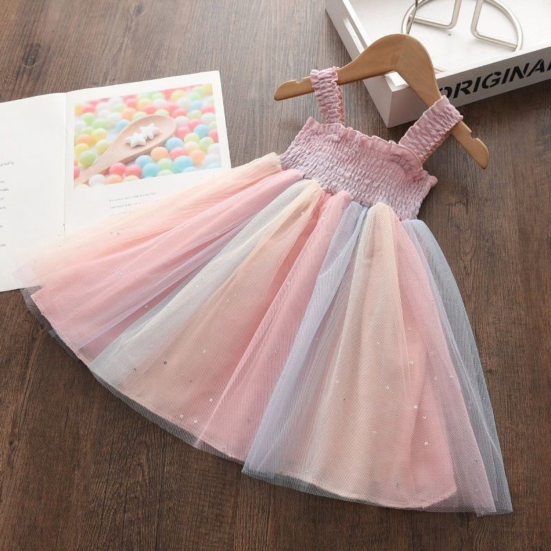 Children's Little Girl Camisole Princess Dress