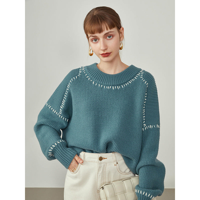 Women's Autumn And Winter Relaxed Style Loose Sweater