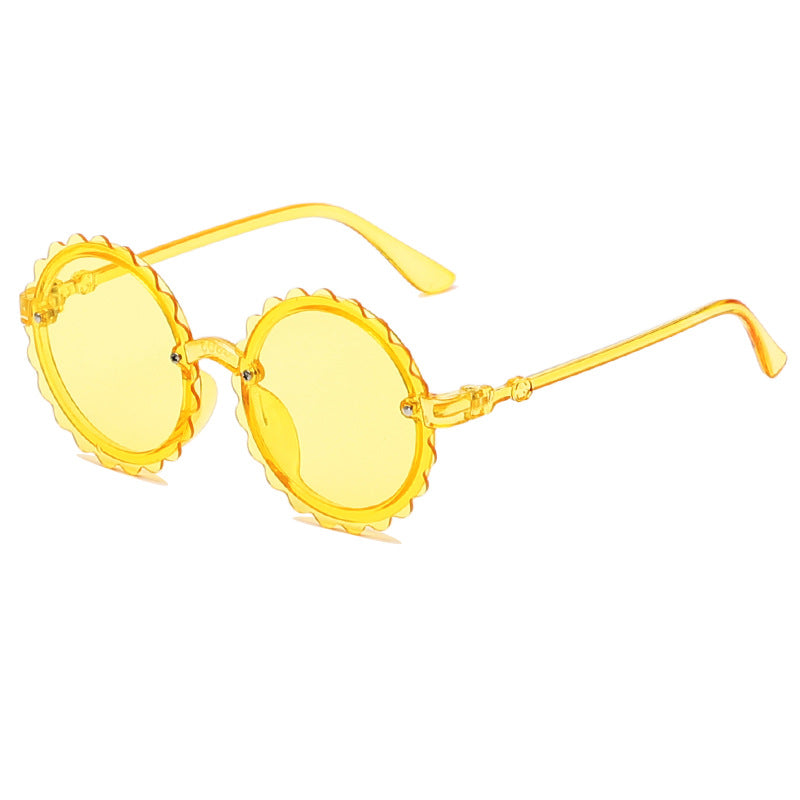 Fashion Catwalk Sunflower Baby Glasses Retro Cute PC Ocean Piece