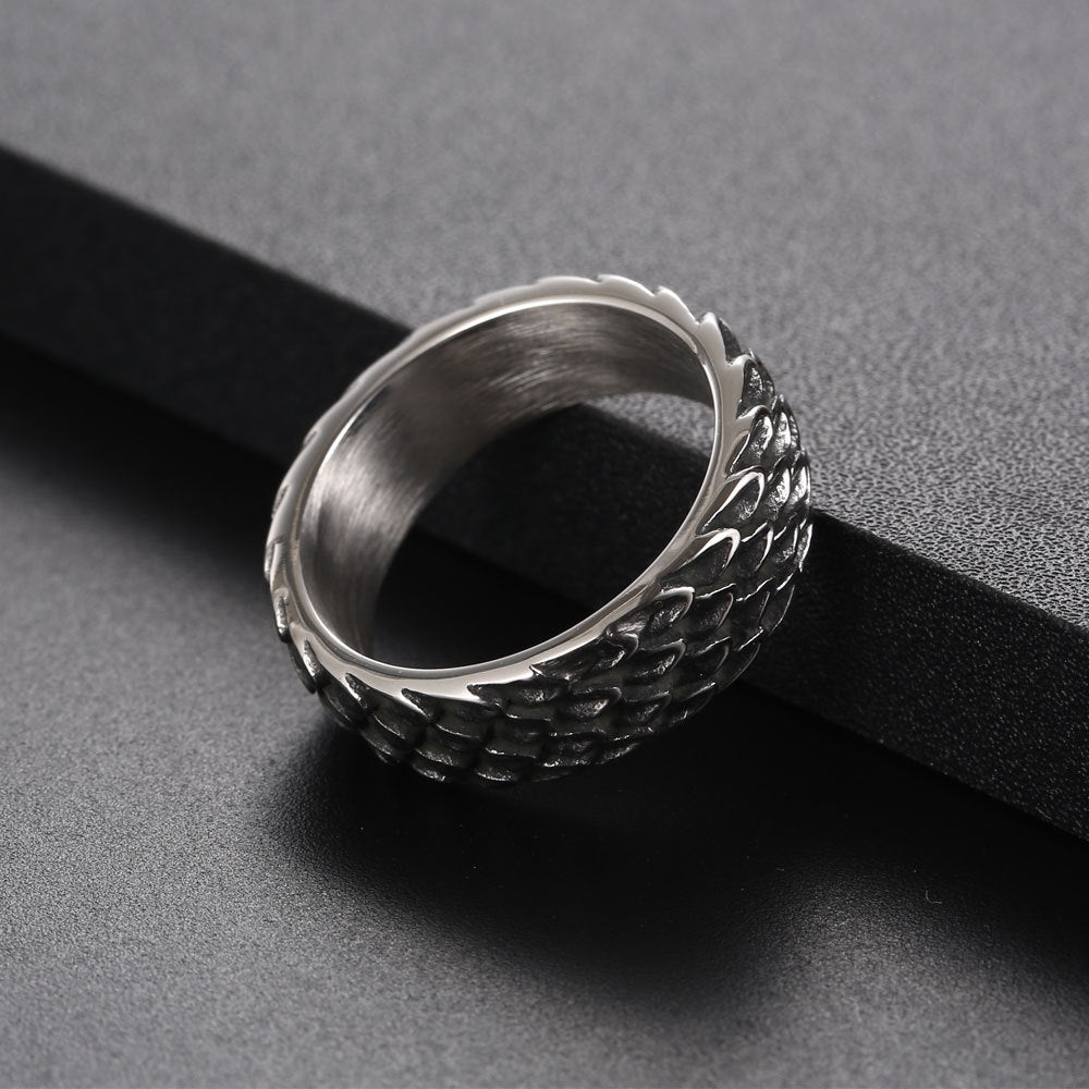 Fashion Stainless Steel Ring Hip Hop