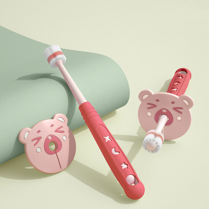 Children's Toothbrush With 360-degree Antibacterial Nano-soft Bristles