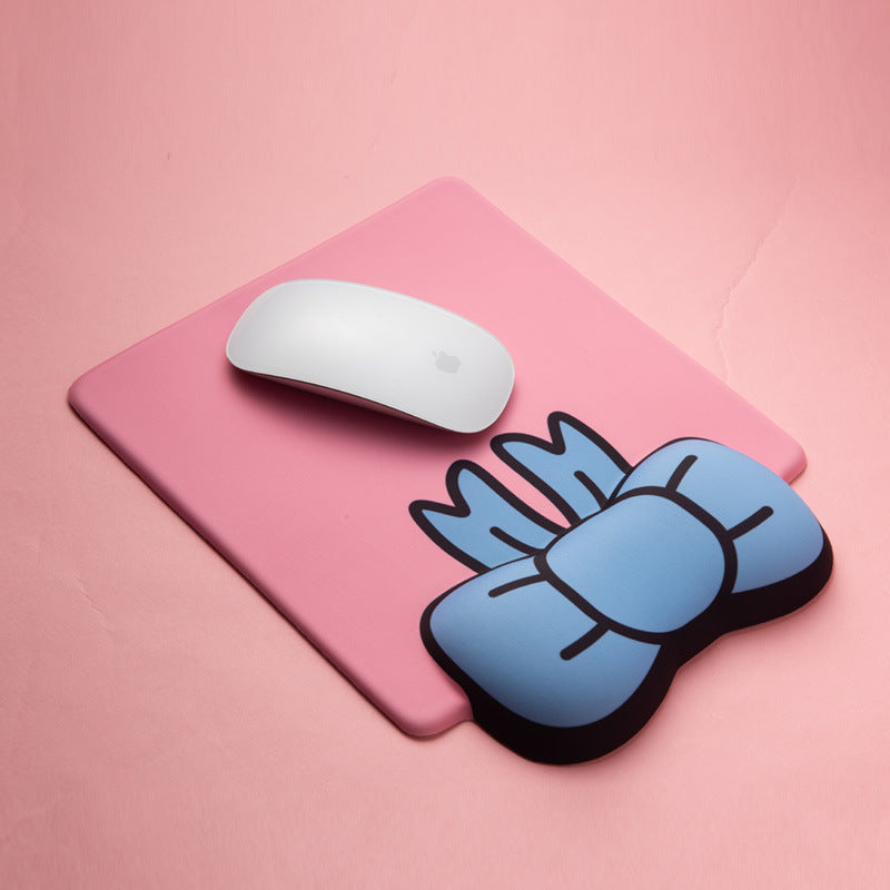 Bowknot Wristband Mouse Pad Keyboard Hand Rest Cute Cartoon