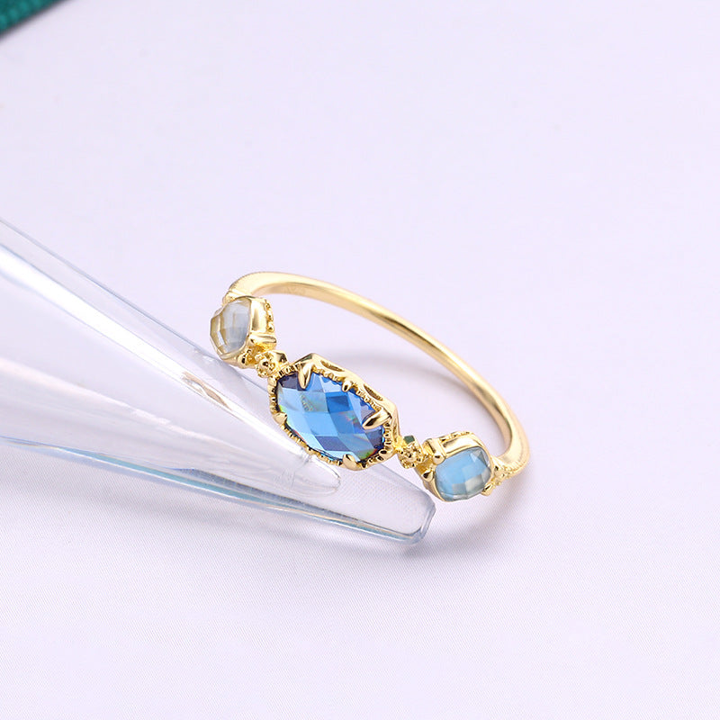 Ring Sapphire Blue