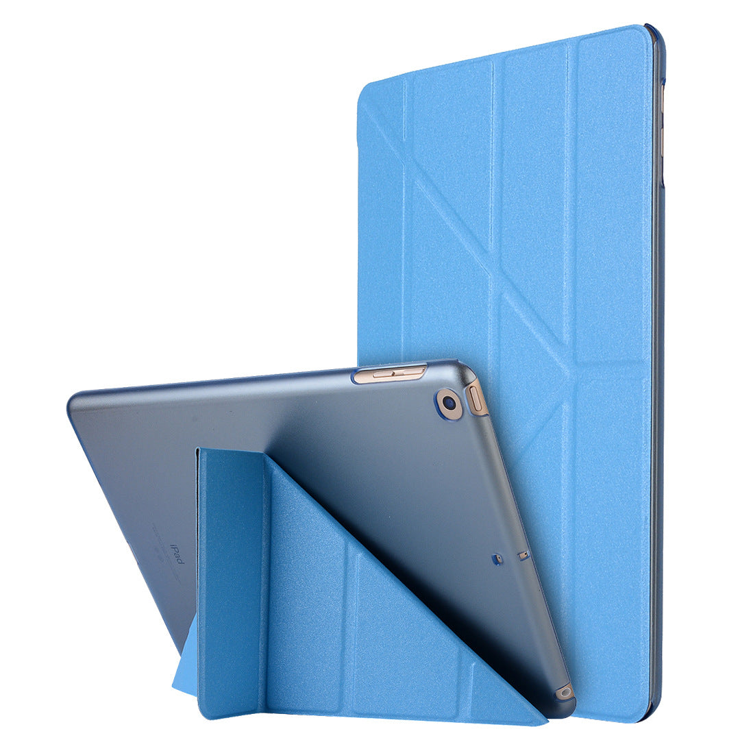 Applicable to 2021 new ipadPro11 silk holster ultra-thin protective shell 9.7 2021 dormant deformation leather case