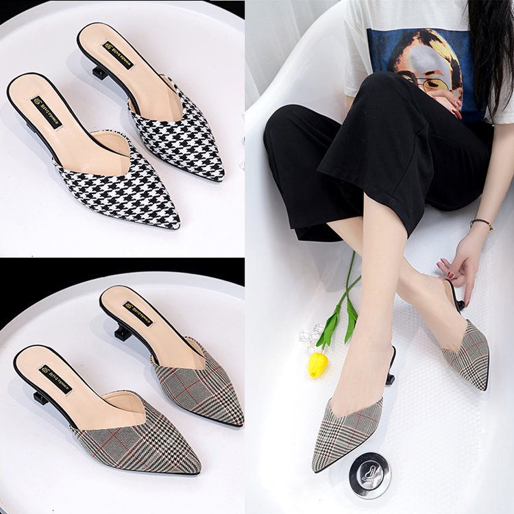 Stiletto high heel sandals and slippers