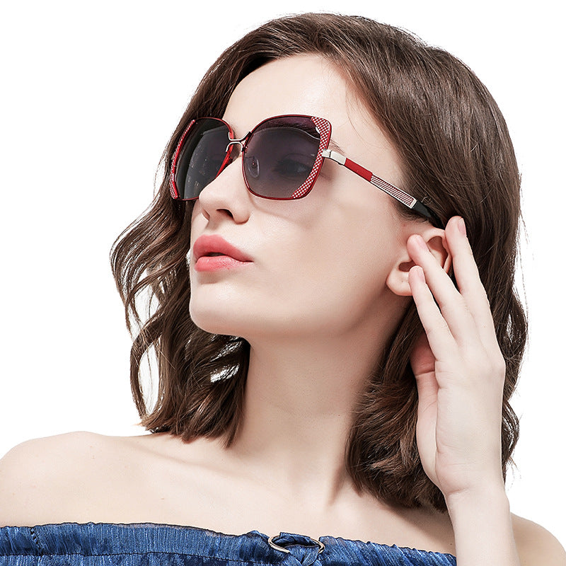 Women's Large Frame Polarized Driving Sunglasses