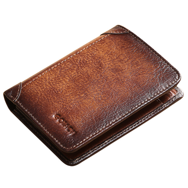 men's wallet multifunctional leather wallet