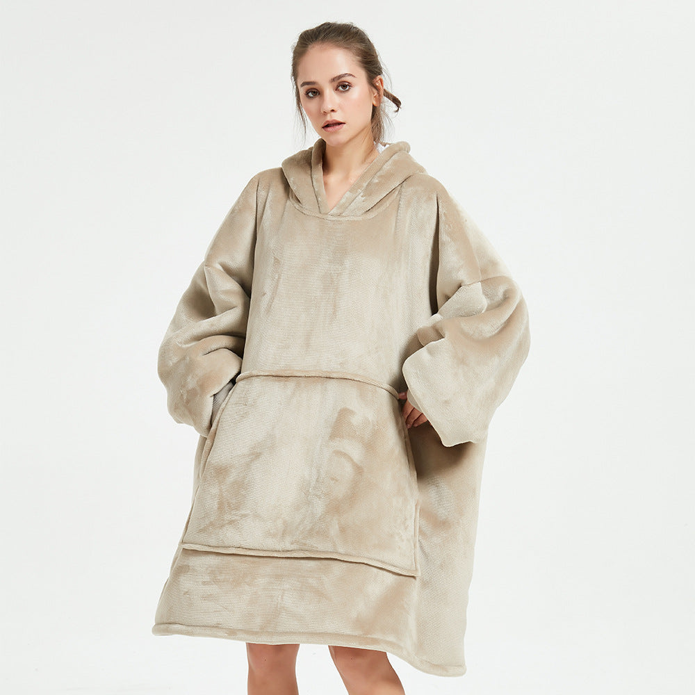 TV blanket outdoor cold and warm night gown