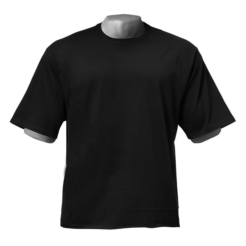 solid color blank sports short-sleeved T-shirt