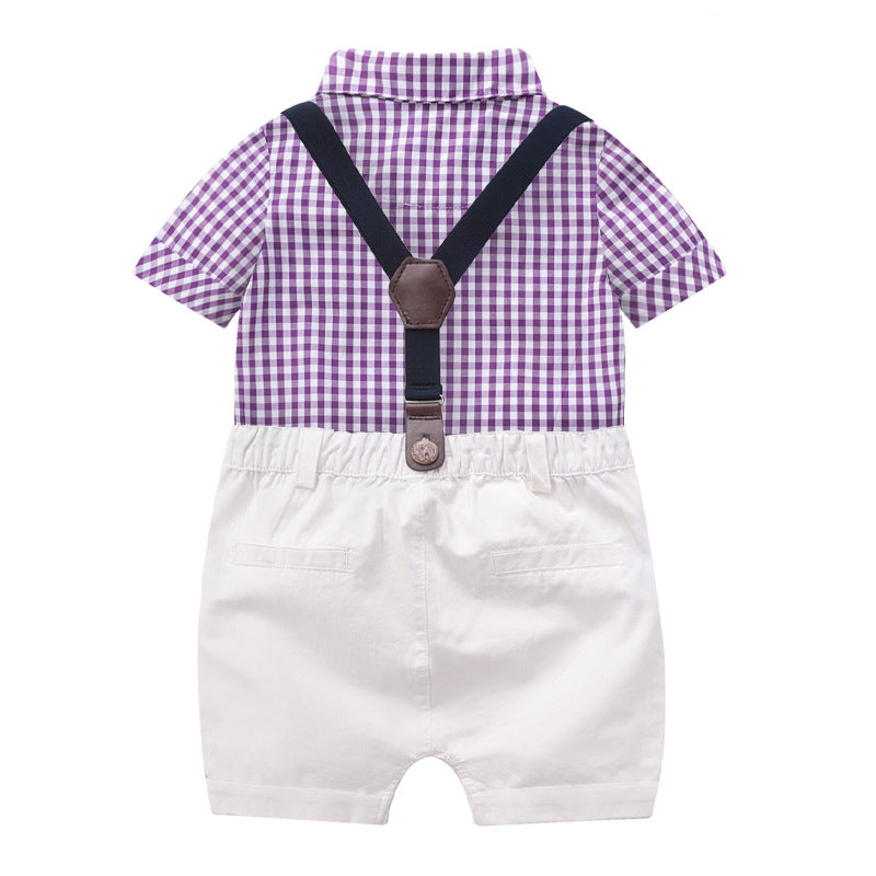 Children's  suit short-sleeved two-piece