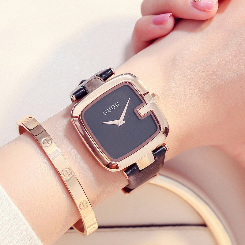Square bracelet watch