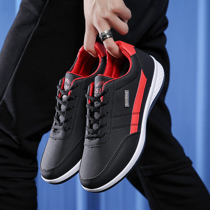 Leather versatile waterproof sports casual shoes