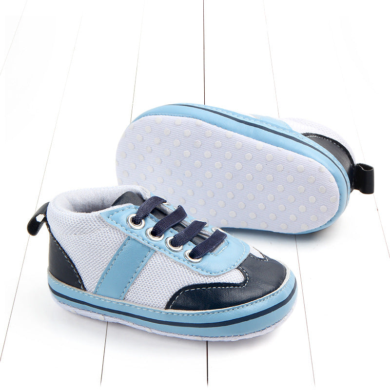 Breathable mesh non-slip spring baby shoes