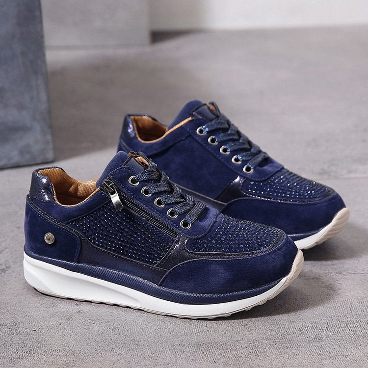 Fashionable British high-rise sneakers