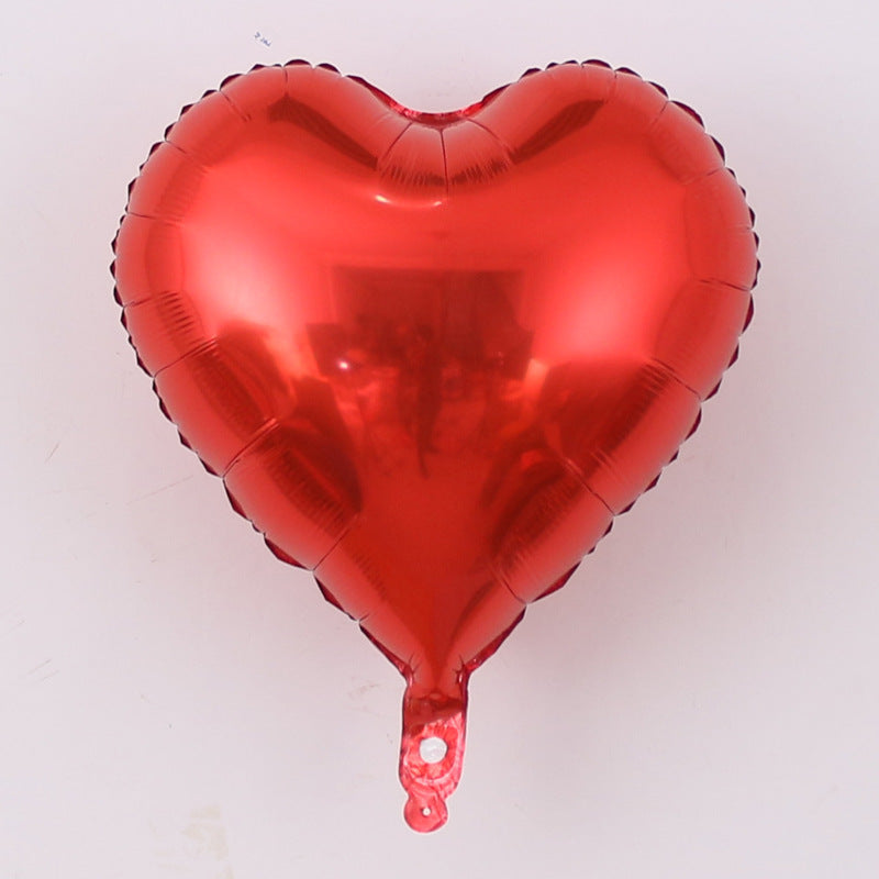 Event decoration heart-shaped balloons