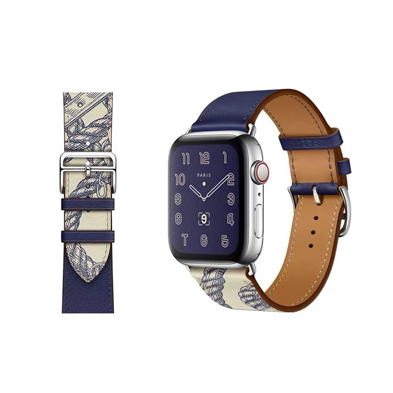 حزام ساعة آبل الذكية من الجلد بألوان عصرية وفريدة من نوعها