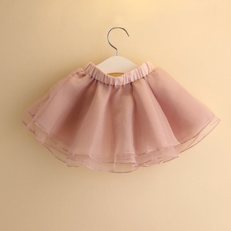 Puffy Skirt Girl Baby Student Short Skirt Dance Gauze Skirt