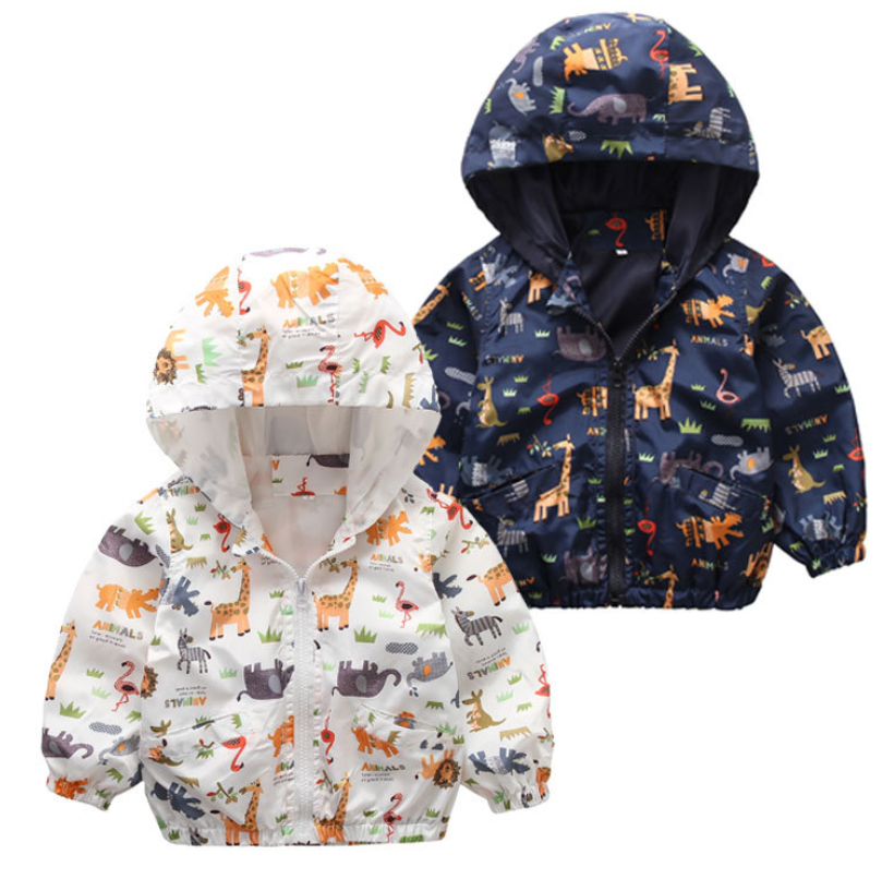 Children's coat 1 male spring 2021 new Korean version 2 boy charge garment 3 jacket baby sunscreen baby sunscreen 4-6 years old