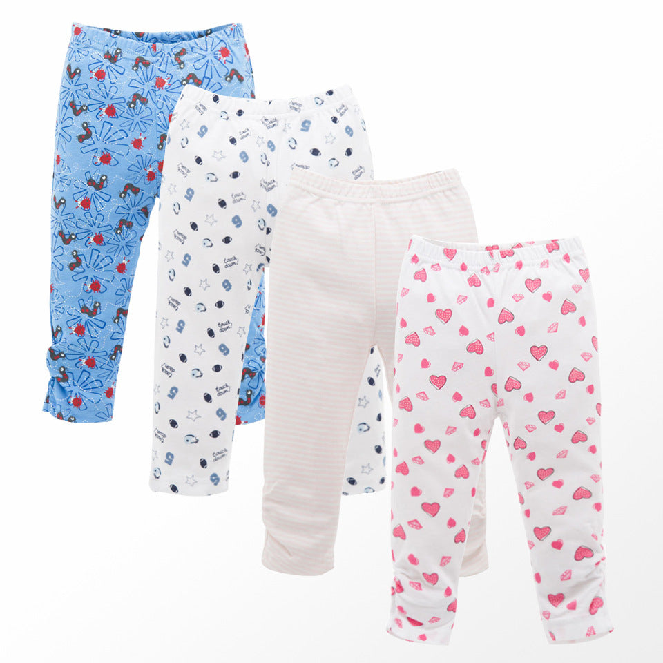 Spring Baby Leggings 4 Piece Pajamas