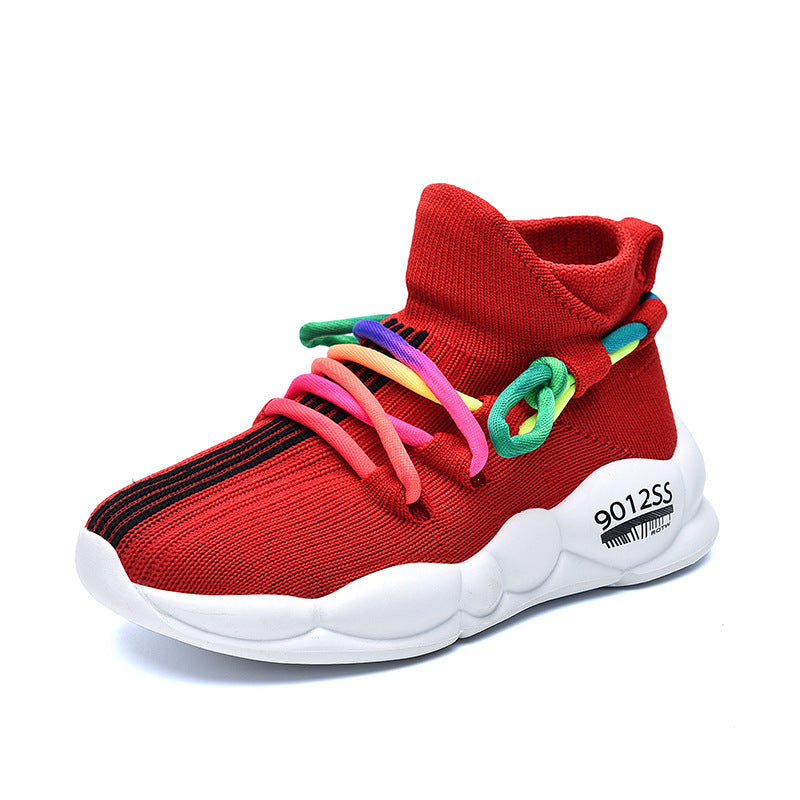 Fly Knit Lightweight Children's Casual Sports Shoes
