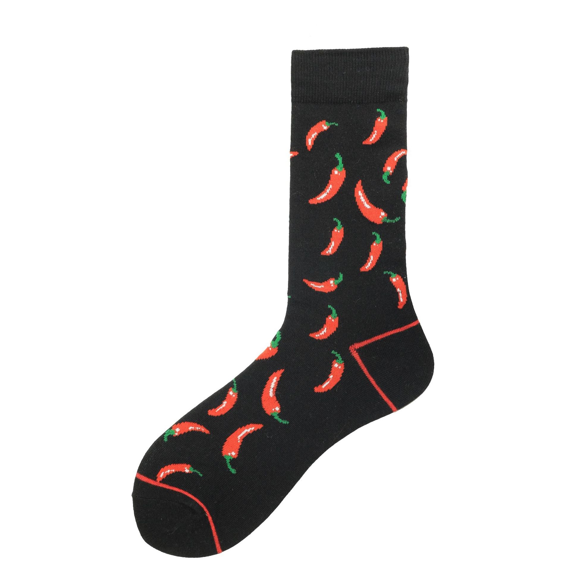Gourmet Hot Pot Series Colored Casual Cotton Socks
