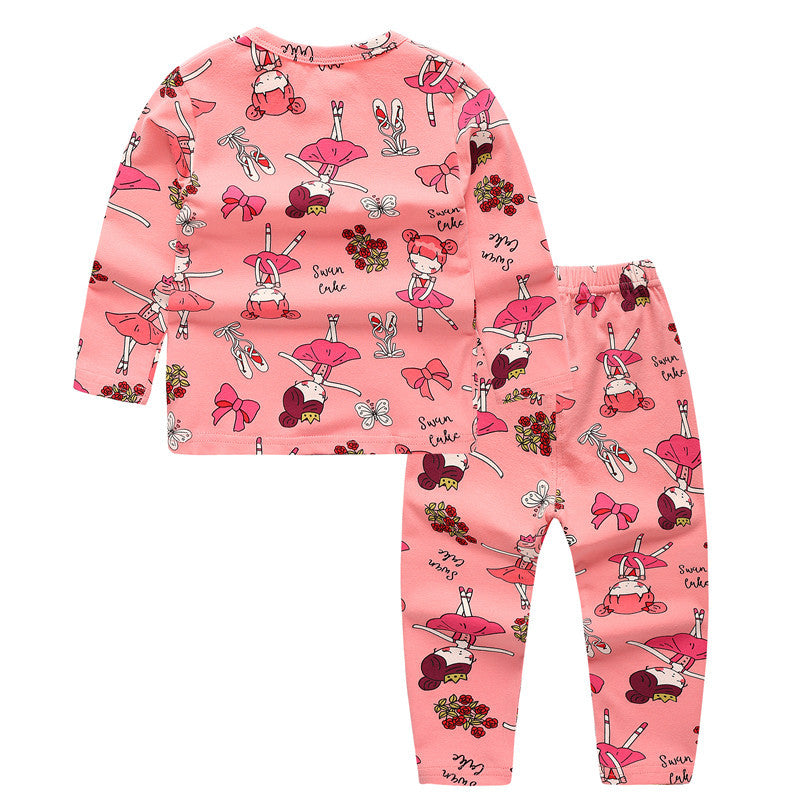 Children's Suit Qiu Yi Long Trousers Baby Pajamas