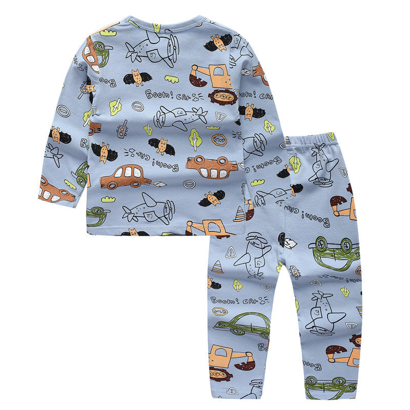 Children's Suit Qiu Yi Long Trousers Baby Pajamas