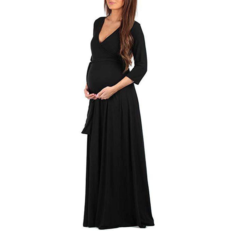 European And American Mopping Maternity Long Skirt