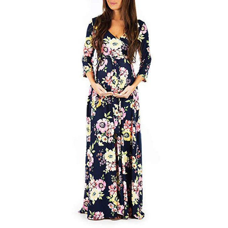 European And American Mopping Maternity Long Skirt