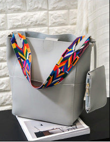 Single Shoulder Large Capacity Ribbon Handbag Women Bag