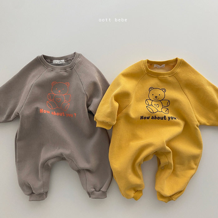 Baby long sleeve jumpsuit baby ha clothes