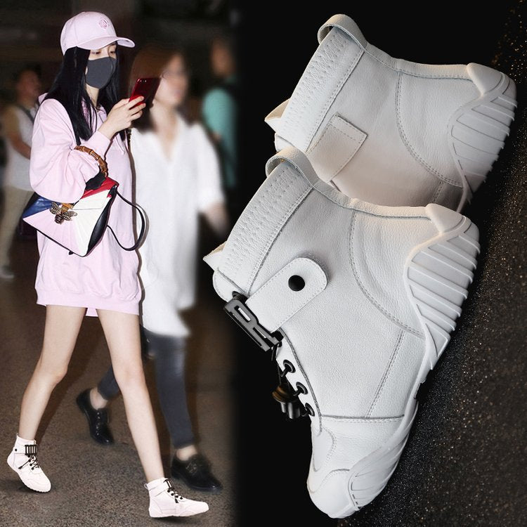 Street Style Harajuku Style High-Top Shoes With Korean Personality