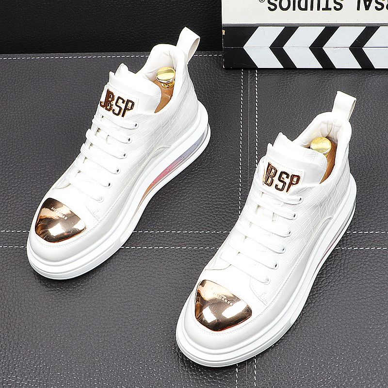 High-Top Shoes Fashion All-Match Trendy Men's Casual Short Boots