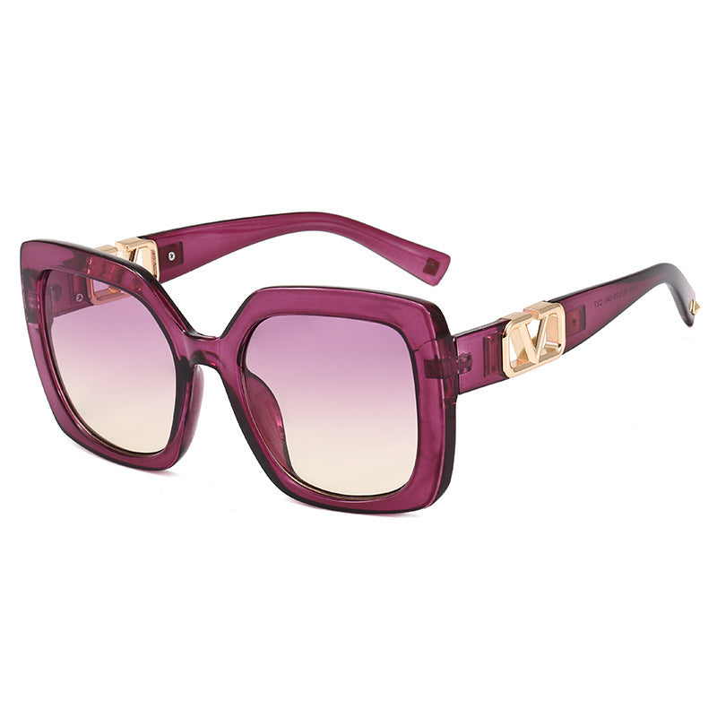 Female Taishi Glasses Euro-American Sunglasses Square Sunglasses