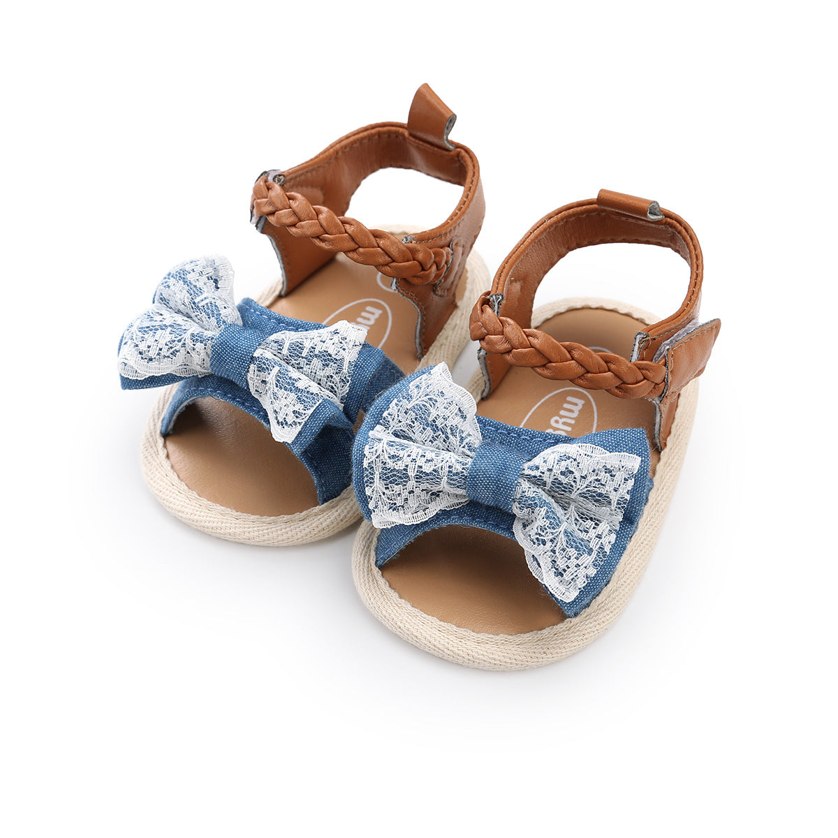 Lace Baby Toddler Cloth Sole Sandals