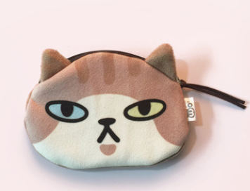 Cat pattern wallet