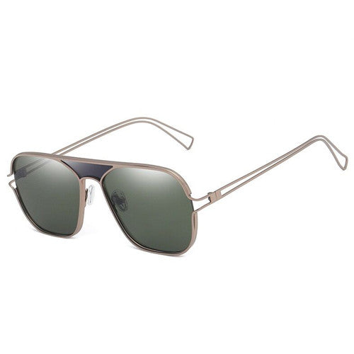 Color Hollow Men's and Women's Trendy Square Sunglasses