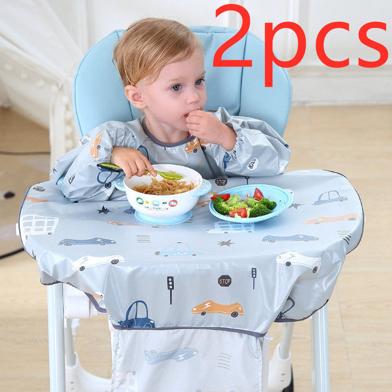 Baby Eating Dining Chair Bib Cover Anti-Dirty Feeding Clothing Gown