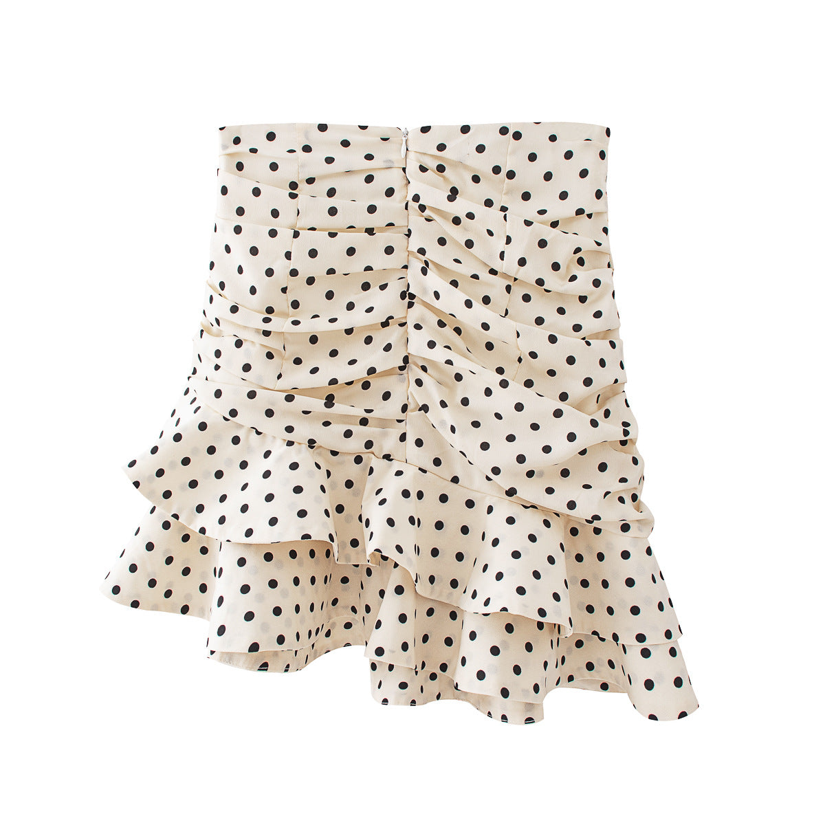 Women's Polka Dot Printed Irregular Skirt