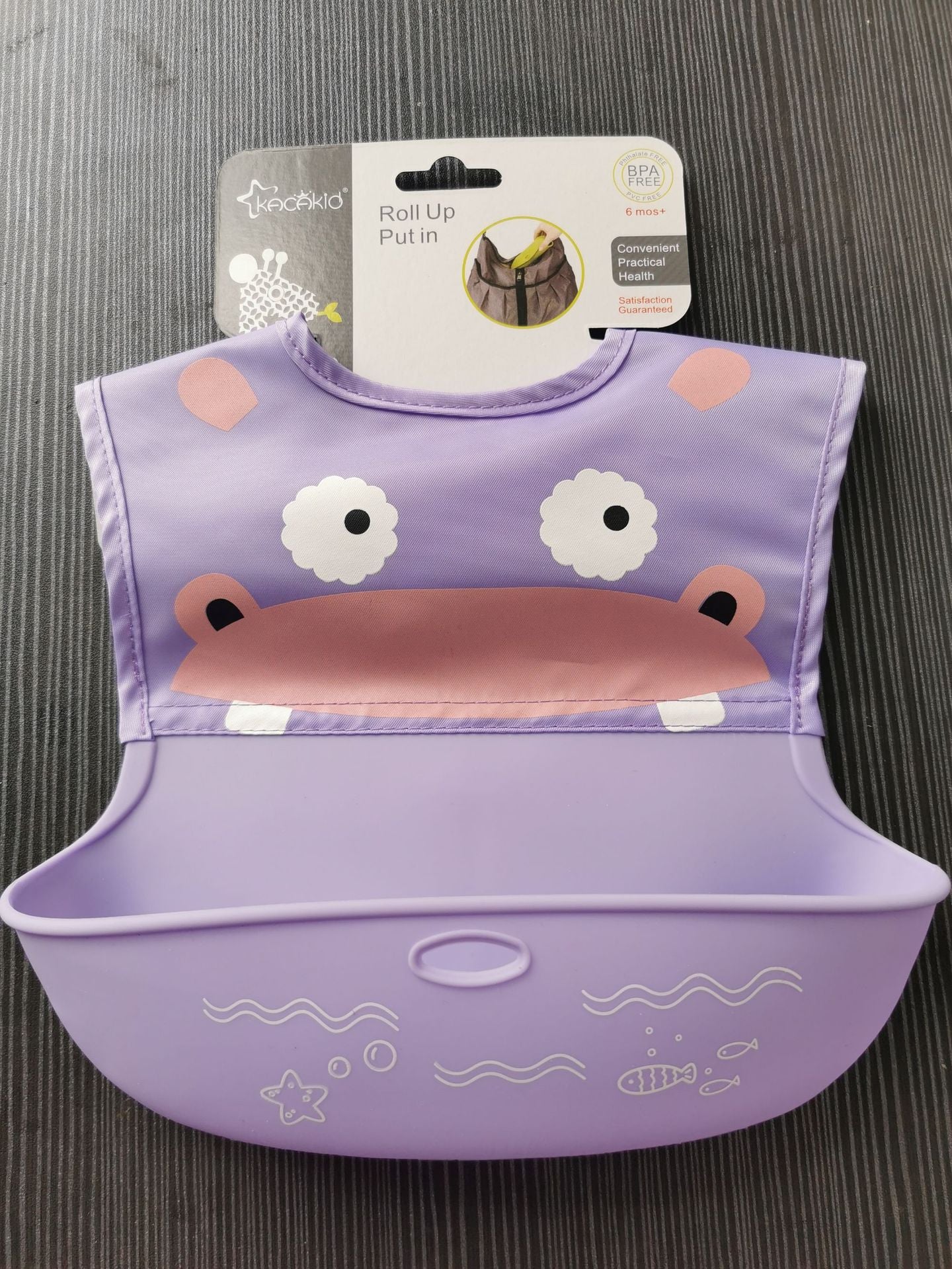 Large Baby Cartoon With Three - dimensional Children Eating Bag