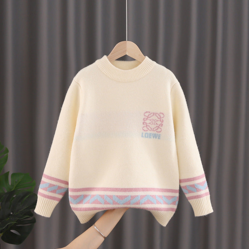 Girls' Plush Sweater