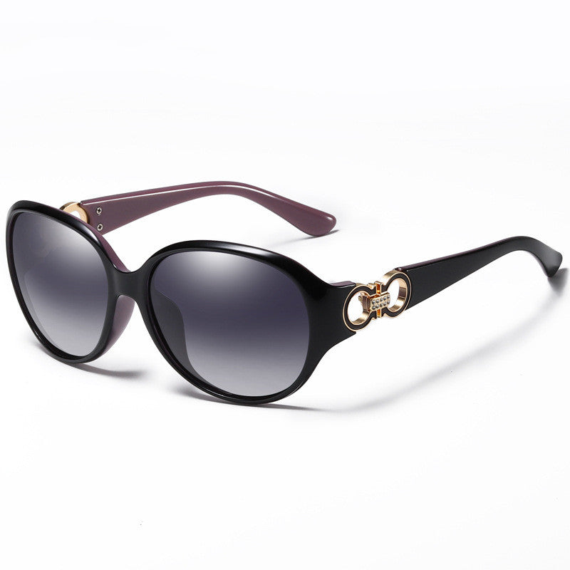 Fashion Diamond-Studded Polarized Sunglasses, Women's Driving Polarized Sunglasses