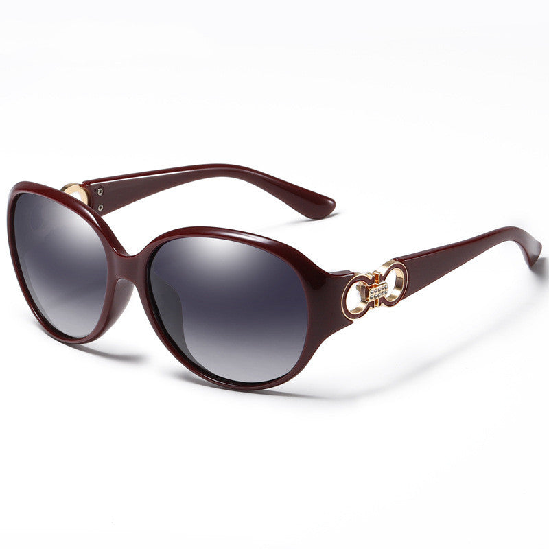 Fashion Diamond-Studded Polarized Sunglasses, Women's Driving Polarized Sunglasses