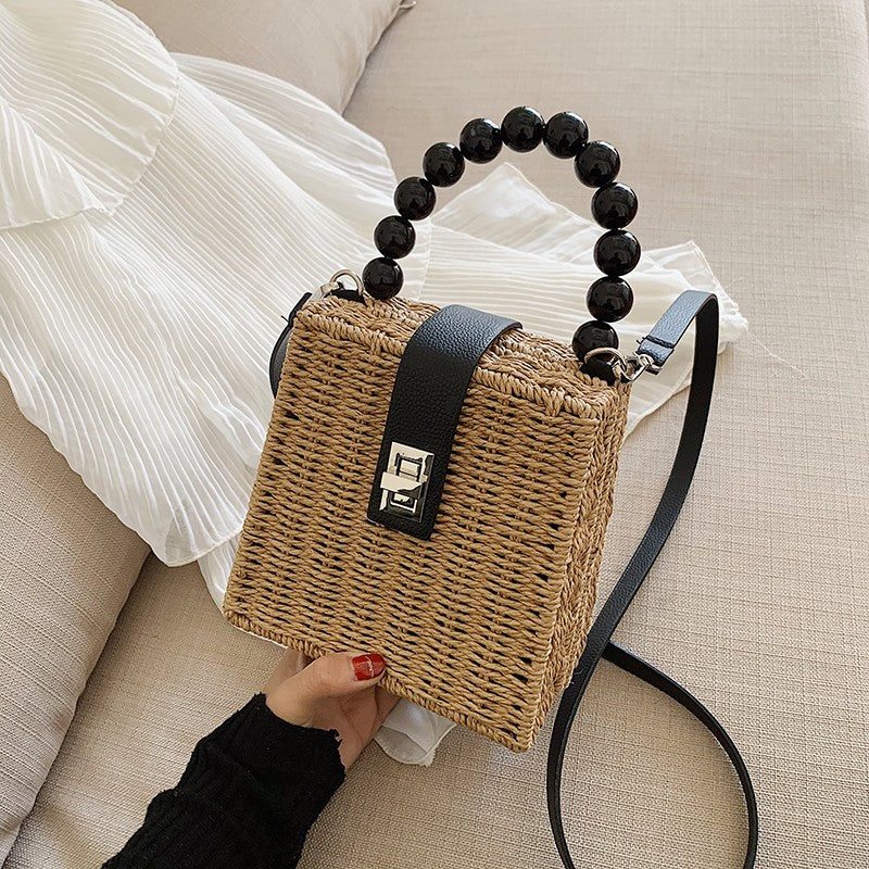 Popular New Fashion Woven Hand-Held Western Style One-Shoulder Diagonal Bag