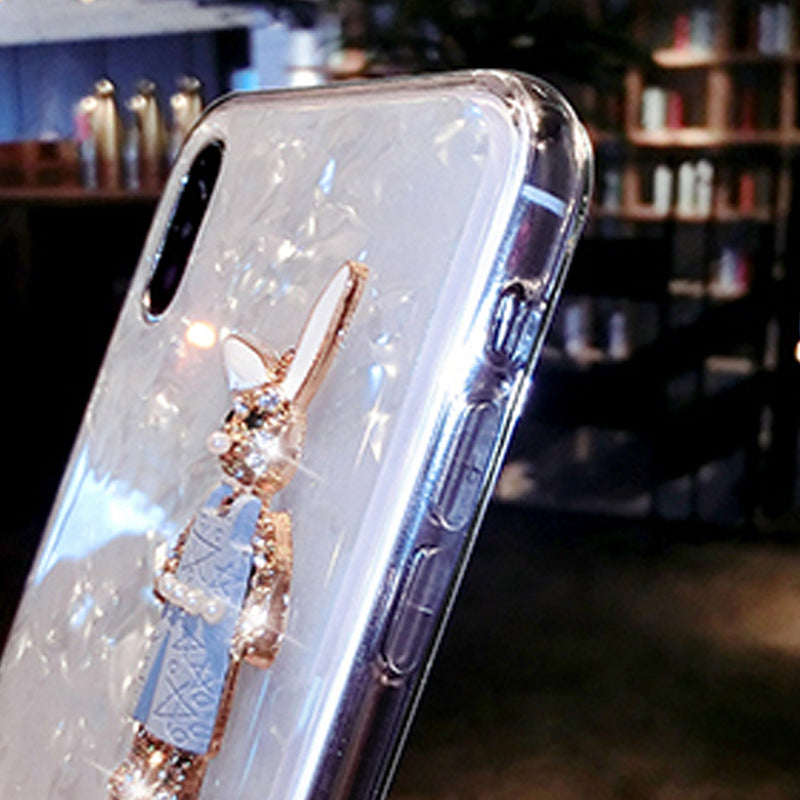 silicone rhinestone phone case