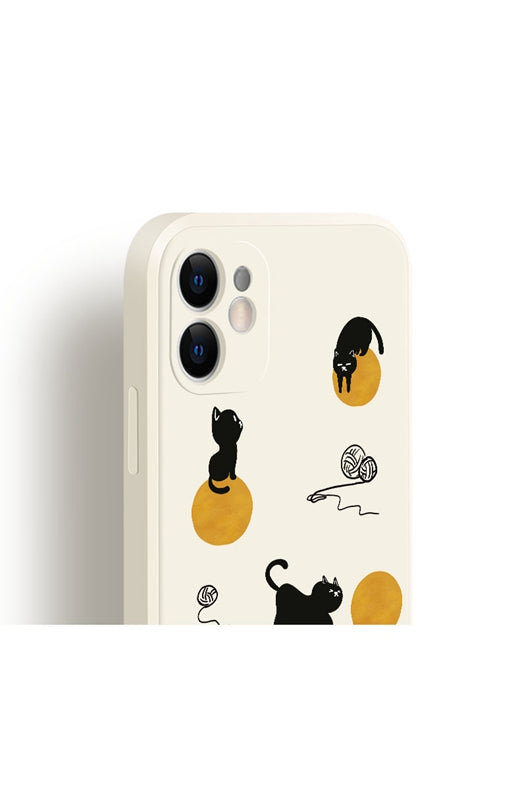 Phone Case Silicone Soft Kitten