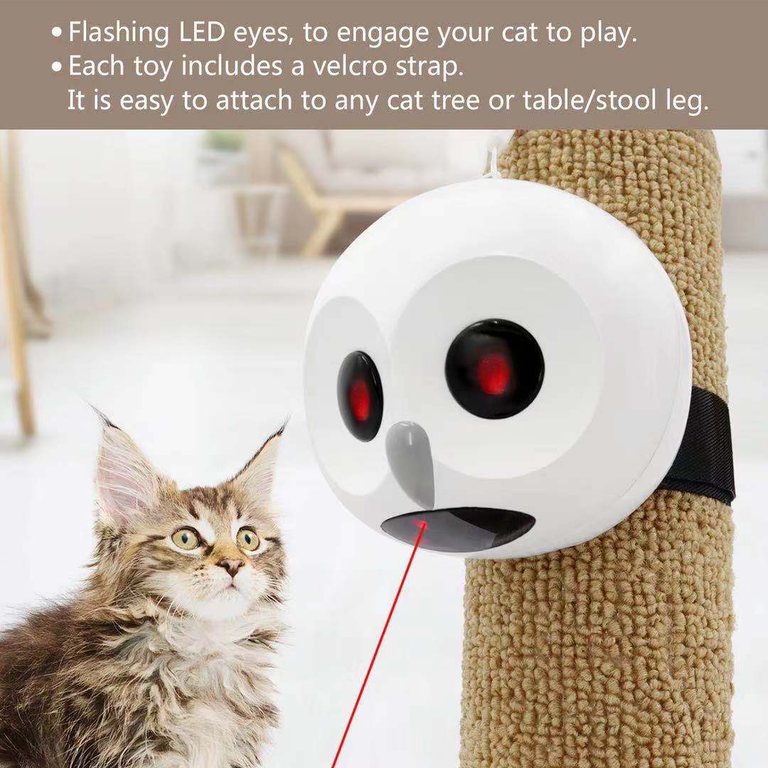 لعبة القط الكهربائية بالليزر الأوتوماتيكية 360 درجة