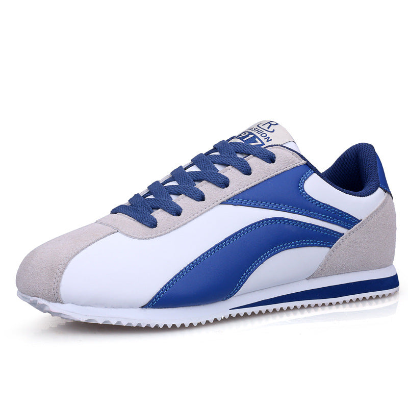 Spring Men'S Shoes, Retro Running Shoes, Low-Top Leather, Lightweight Forrest Shoes, Fashion Jogging Shoes, Casual Sports Shoes