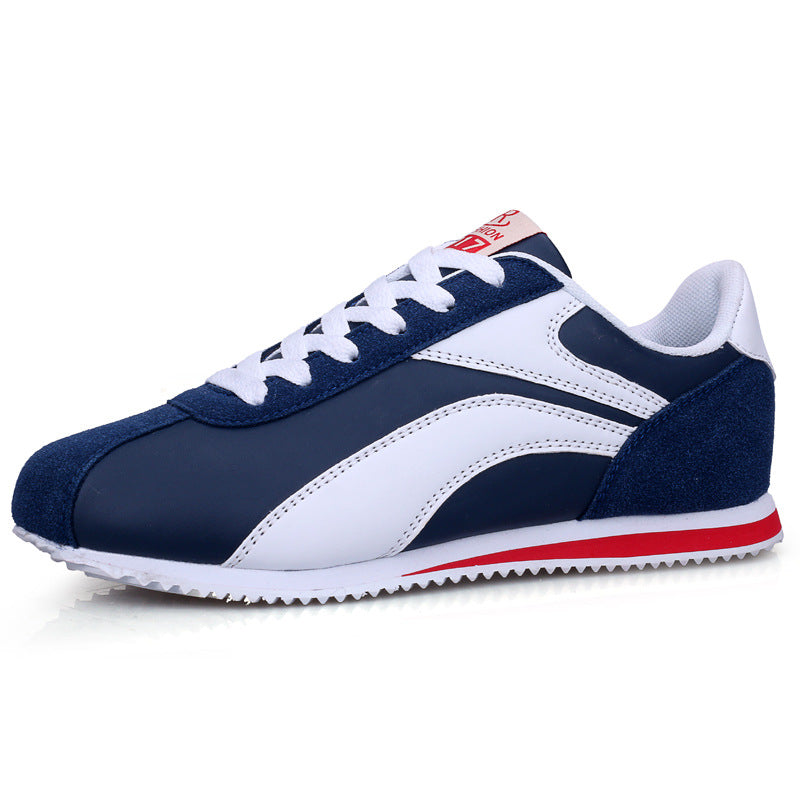 Spring Men'S Shoes, Retro Running Shoes, Low-Top Leather, Lightweight Forrest Shoes, Fashion Jogging Shoes, Casual Sports Shoes